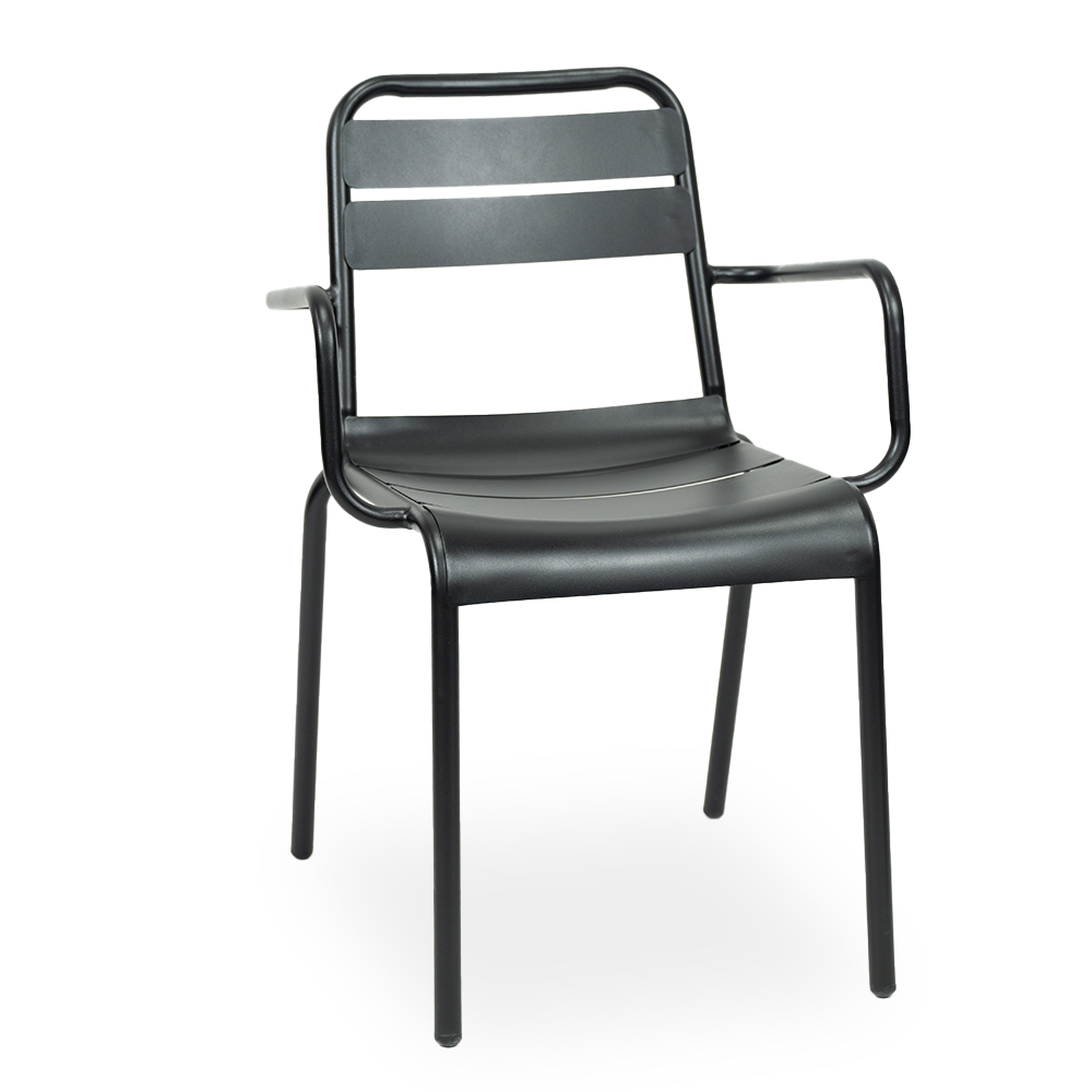 Black Patio Armchair