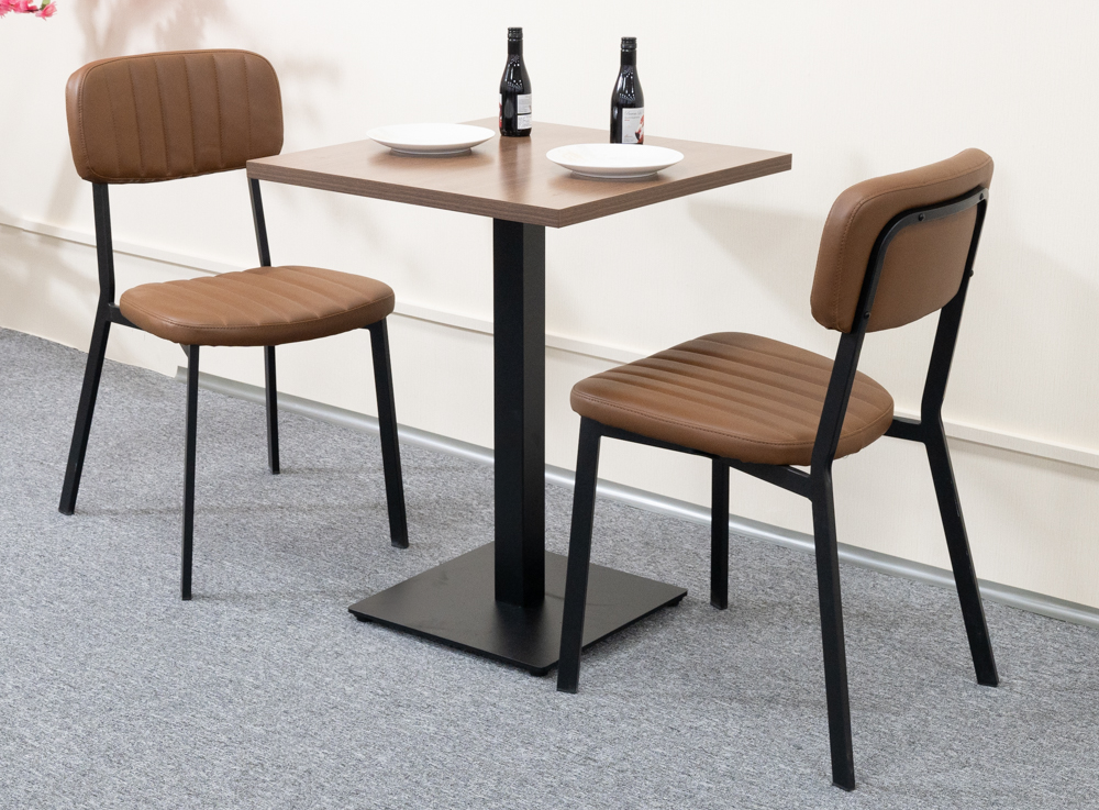 2 seat restaurant table set